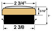 Clock Insert For 2-3/8-Hole #F4