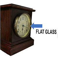 Flat Clock Glass