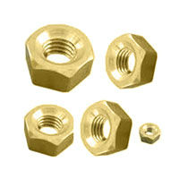 Brass nuts for clock movements