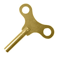 Brass Clock Key