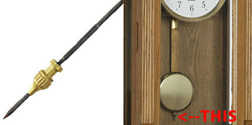 Clock Pendulum Rating Nut
