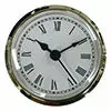 White dial Roman numerals Clock Insert For 2-1/8-Hole #F3