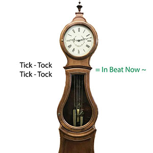 Putting a clock in beat by Clockworks