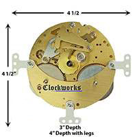131-041 Hermle Clock Movement