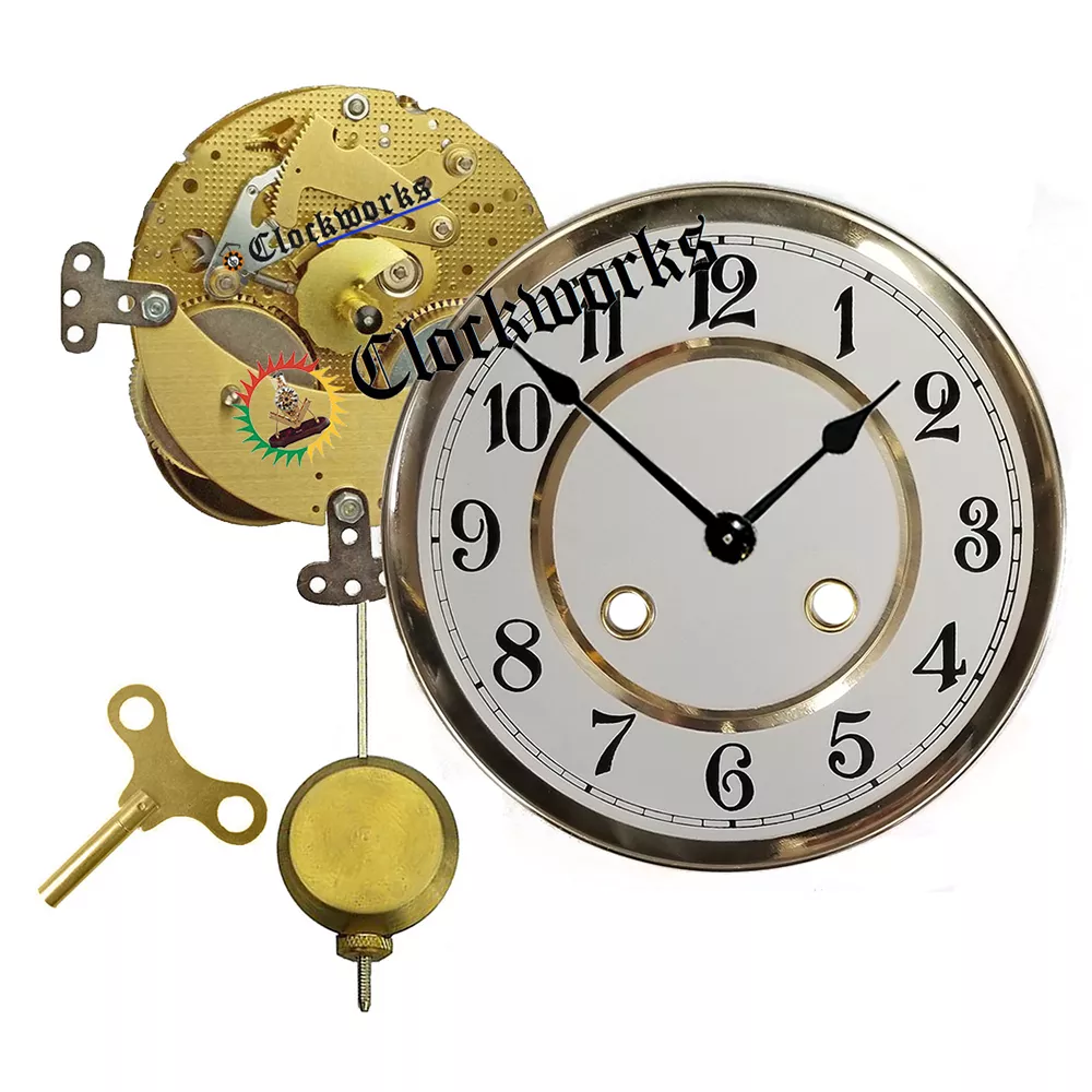 Mechanical Spring-Driven Clock Kit - German Unit - Clockworks