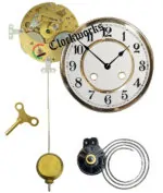 8-Day Mechanical Wall Clock Kit from