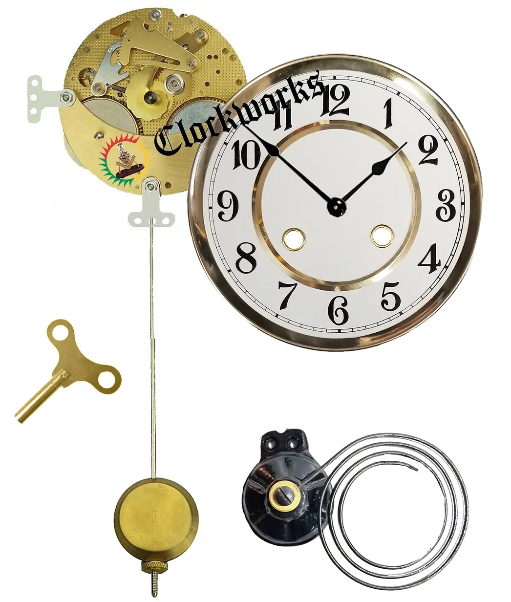 Hermle Kieninger Clock Hand Nut  10 mm 3/8" Brass 3 PACK Fits Mechanical Movement 