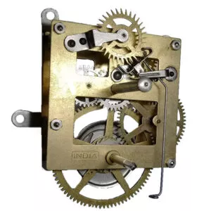 Time only mechanical clock movement