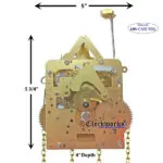 271-053 Hermle Clock Movement from