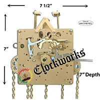 451-053 Hermle Clock Movement