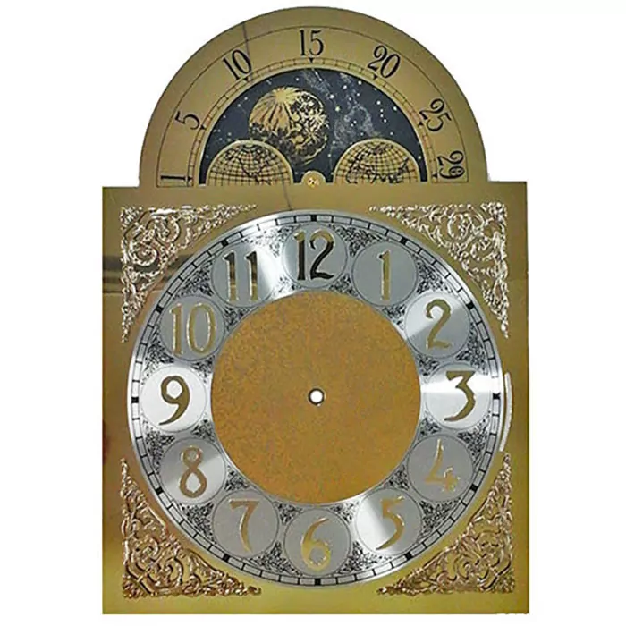 Clock dial 103mm roman numerals on silver background new dials clocks To Clear 