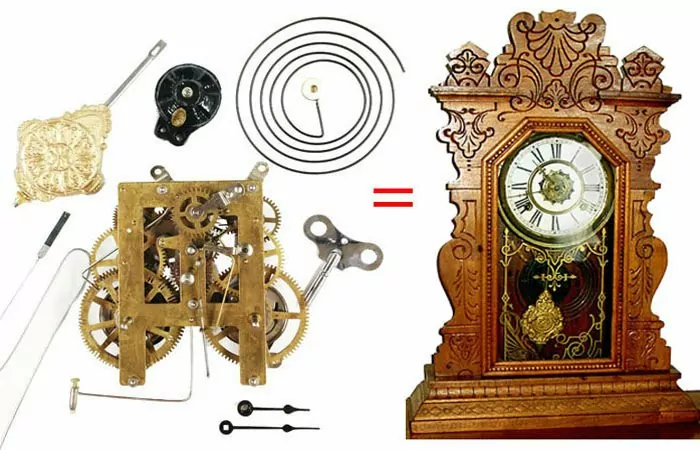 Replacement DIY Repair Quartz Clock Pendulum Movements Mechanism Motor&Hanger RU 