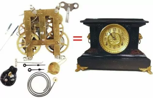 Antique Mantle-Clock Movement Replacement