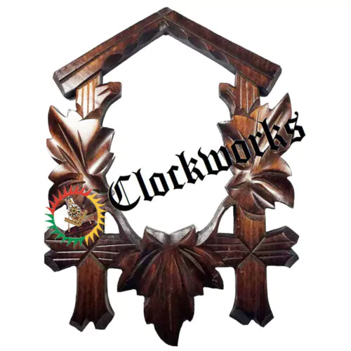 Cuckoo Clock Carved-Maple-Leaf Front