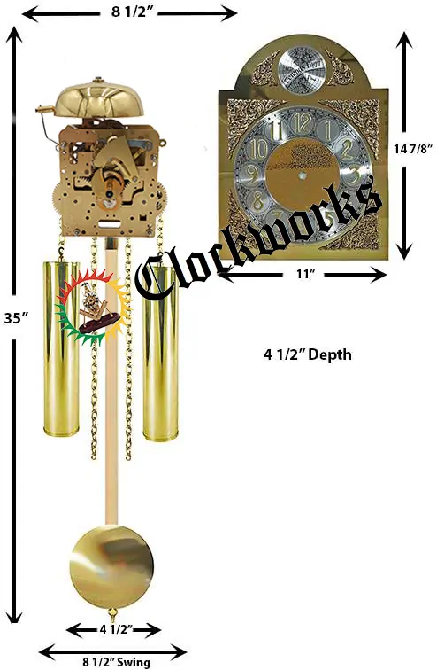 Bell Strike Clock Kit GMKIT7 - 1-800-381-7458- Clockworks