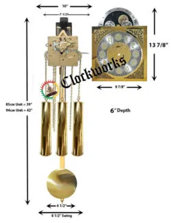Westminster Grandmother Clock Kit by Clockworks