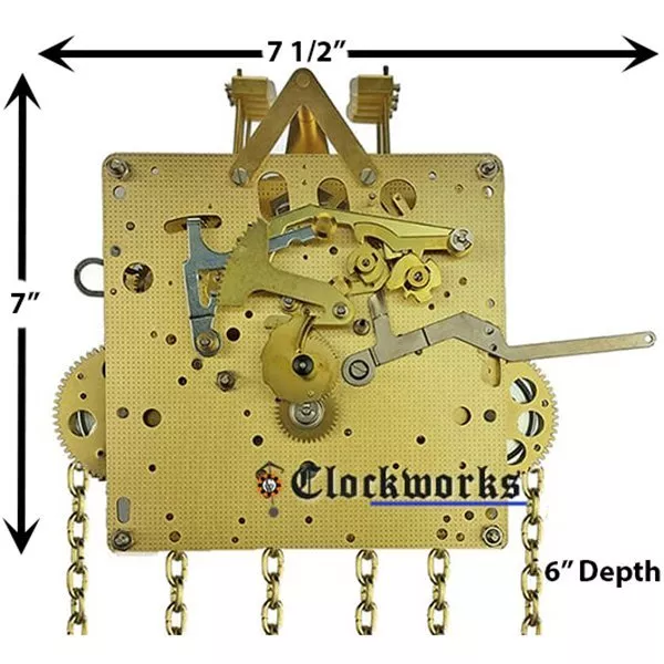 Jauch 78 Clock Movement - 1-800-381-7458- Clockworks
