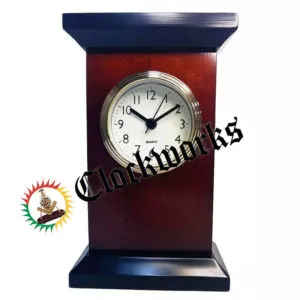 Mahogany Desk Clock