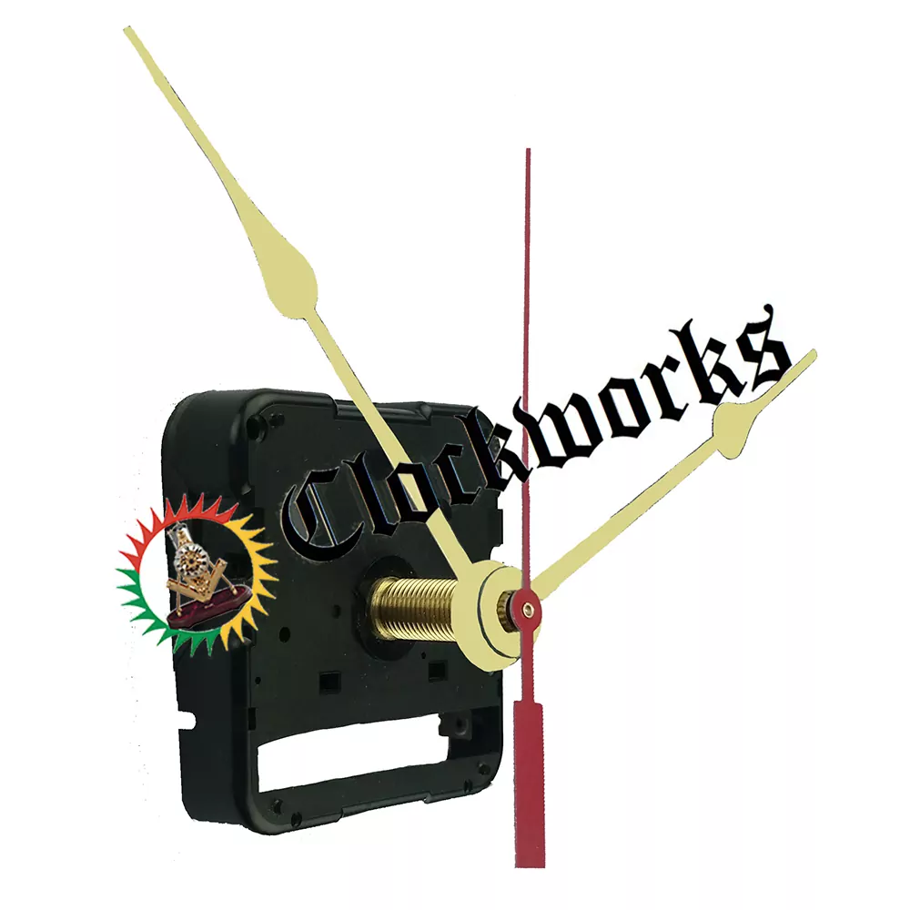 HANGER 9" hand #01 Quartz Clock Motor kit 1/2" thread high torque LONG SHAFT 
