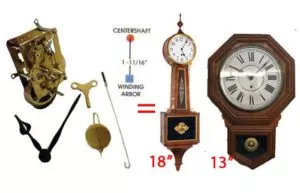 Time Only Mechanical Clock Kit