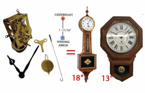 3 Choices! New Winding Arbor and/or Pivot Bushings For American & Other Clocks 