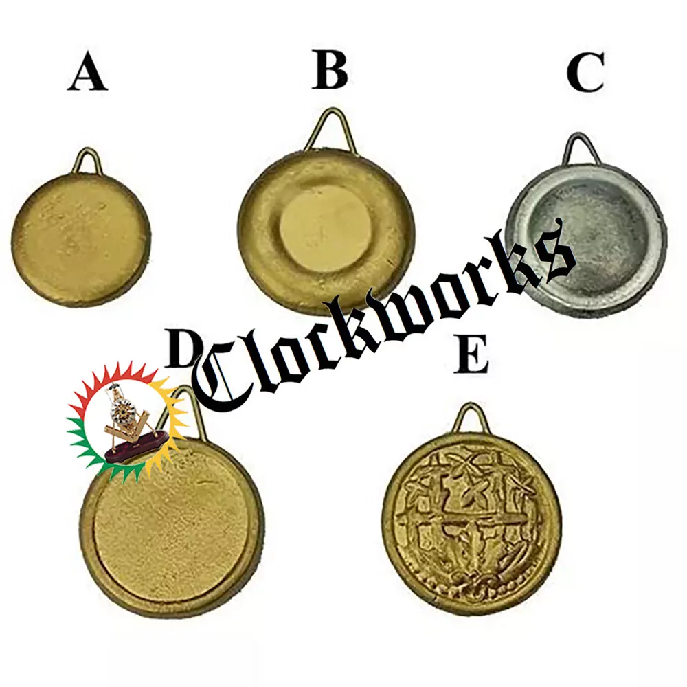 New Traditional Clock Pendulum Rod & Bob Imitation Gold Silver Brass Size Option 