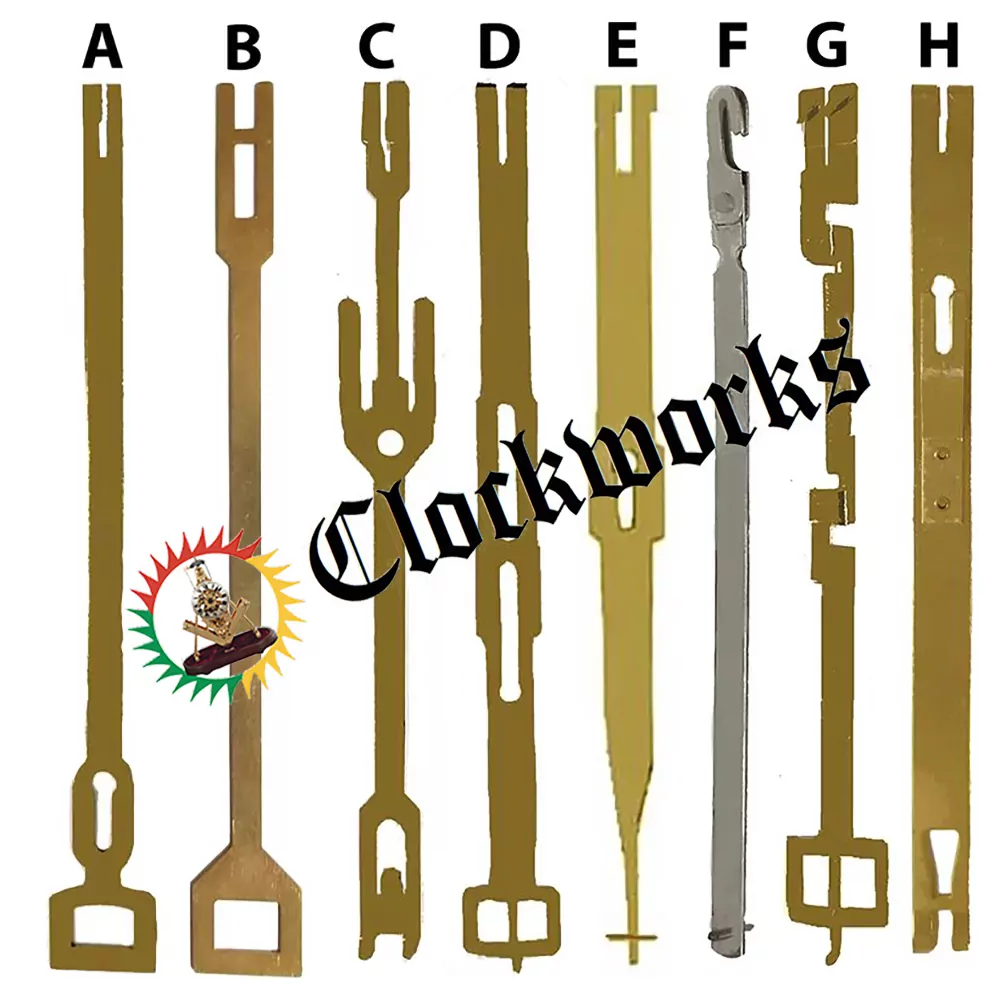 Details about   Original Kieninger Grandfather Clock Movement Pendulum Leader Hanger 7” Length 