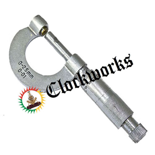 0-25mm Micrometer for Clock Repair