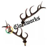 cuckoo clock top deer antlers.5 from