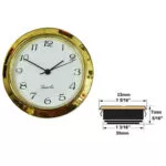 Clock Insert For 1-3/16-Hole from