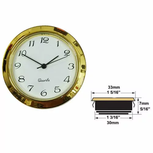 Clock Insert For 1-3/16-Hole