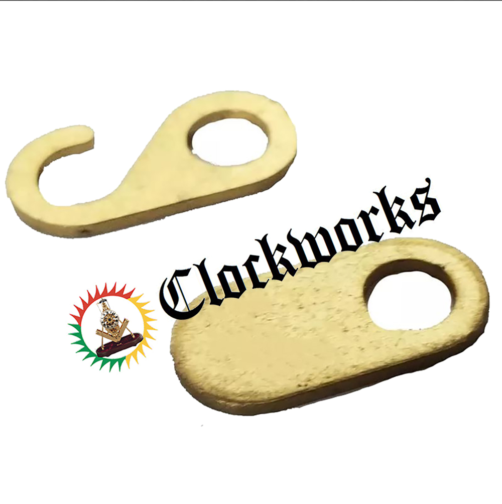 SET ORIGINAL HOOKS AND RINGS FOR CHAIN WARMINK CLOCKS 
