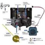 Chiming quartz movement instructions QU40 from