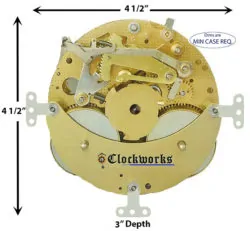 132-071 Ships Bell Clock Movement from