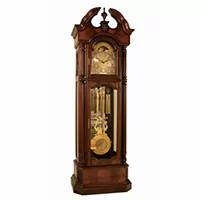 Weight driven grandfather clock