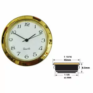 Clock Insert For 1-5/8-Hole