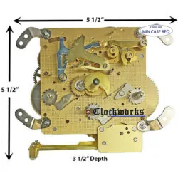 340/341 Hermle Clock Movement from