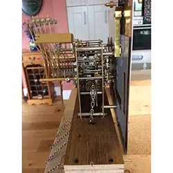 how to mount a mechanical clock movement
