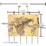 Kieninger MSU Series clock movement from