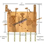 Kieninger H Series clock movement from