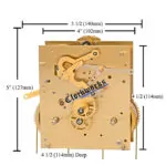 Kieninger PS Series clock movement from