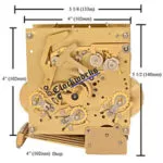 Kieninger AEL Series clock movement from