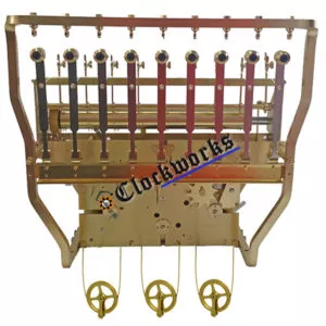 Kieninger HTU 9 Tubular Bell clock movement from