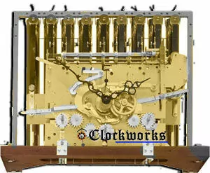 The 1171 Hermle clock movement