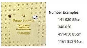 Hermle clock movement identification