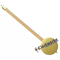 Wood stick style clock pendulum