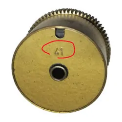 Hermle clock movement barrel number identification from