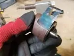 Clock hole end mainspring work from