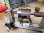 Putting the sleeve on the clock mainspring from