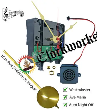 Premium Chime Clock Movement QU40 from